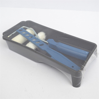 4 inch omvatten spons roller cover polyester roller cover stalen frame mengstang economische verfbak